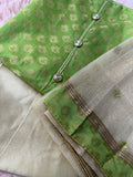 Unstitched Suit Material- 470 Green