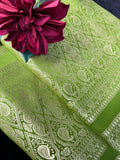 Green Banarasi Silk Saree