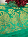 Green Banarasi Silk Saree