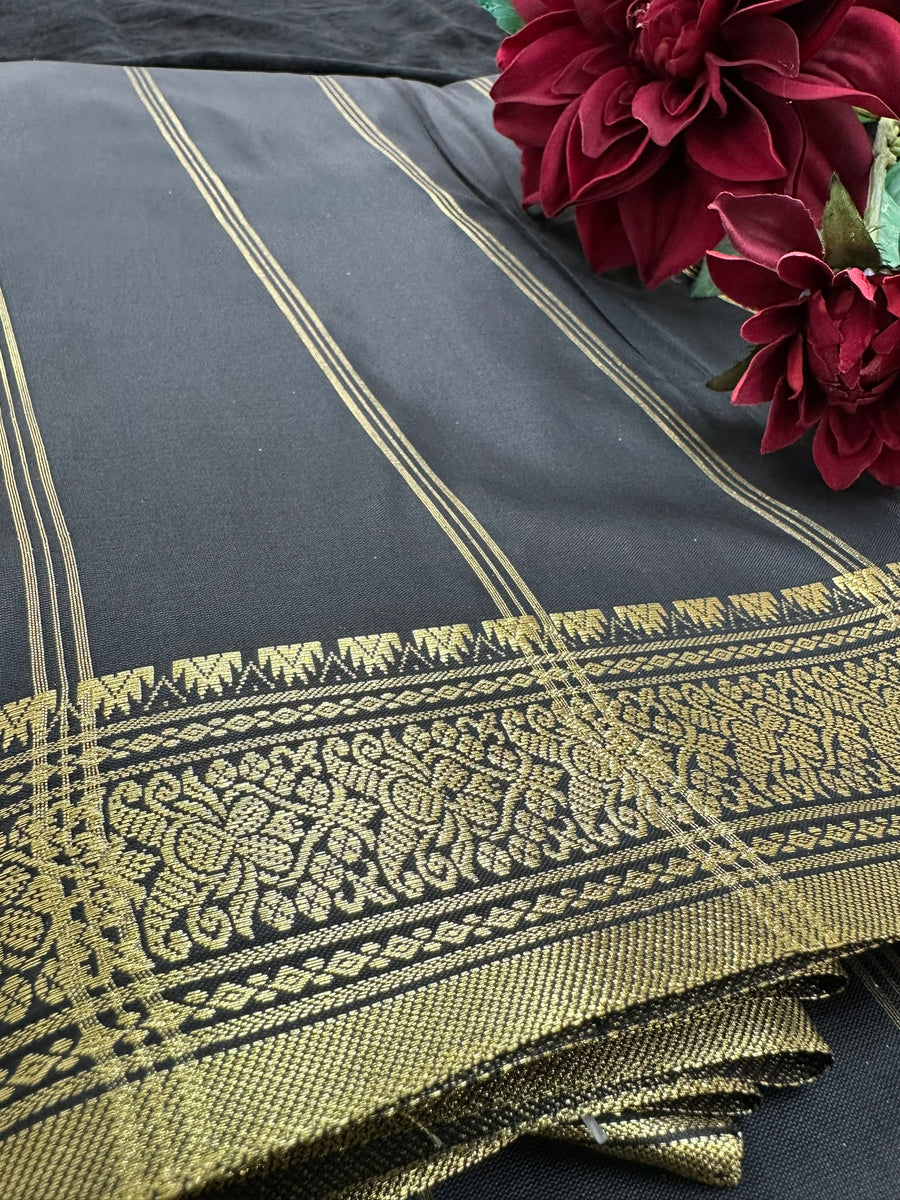 Black  Silk Saree