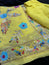 Yellow Readymade Pleated Saree with Stitched Blouse