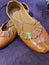 Handcrafted Brown Leather Punjabi Jutti for Women – Traditional Curved Toe Mojari with Premium Finish