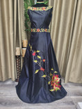 Party wear Dresses in Dark Midnight Blue  Color