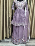 Party wear Lehenga in Thistle Color