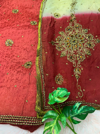 Unstitched Suit Material- 103 Rust