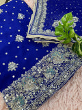 Unstitched Suit Material- 146 Royal Blue