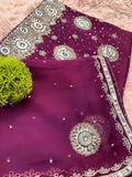 Unstitched Suit Material- 170 Wine