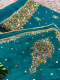 Unstitched Suit Material- 182 Teal