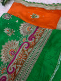 Unstitched Suit Material- 201 Green