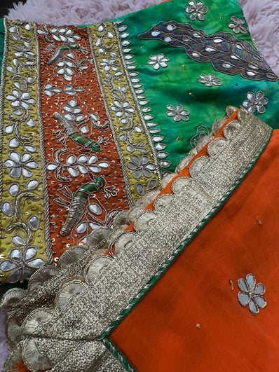 Unstitched Suit Material- 208 Green