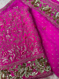 Unstitched Suit Material- 232 Pink