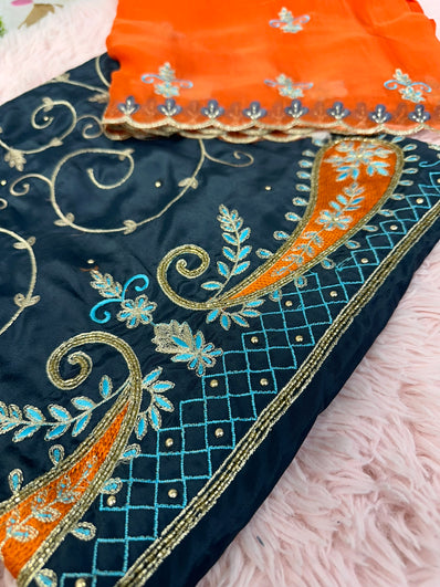 Unstitched Suit Material- 267 Grey