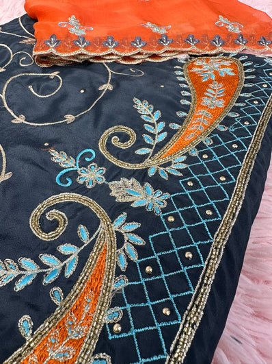 Unstitched Suit Material- 267 Grey