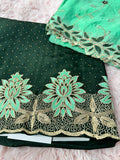 Unstitched Suit Material- 272 Green