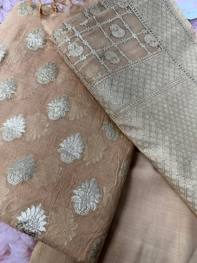 Unstitched Suit Material- 255 Beige