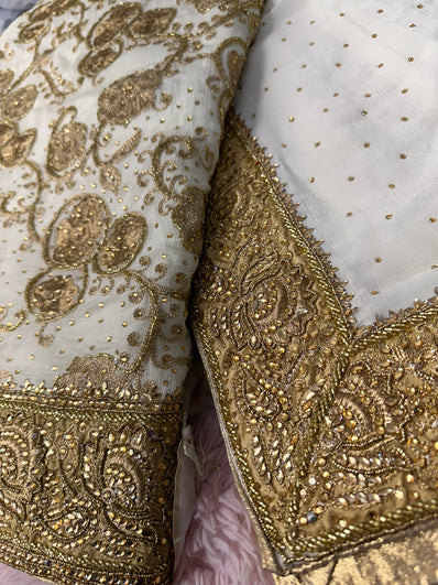 Unstitched Suit Material- 276 White