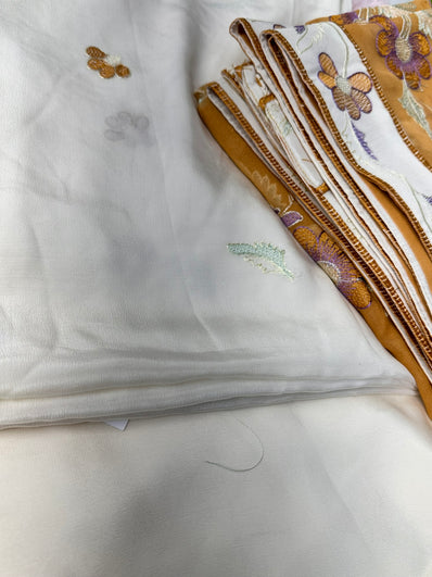 Unstitched Suit Material- 342 Ivory