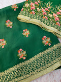 Unstitched Suit Material- 345 Green