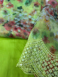 Unstitched Suit Material- 282  Green