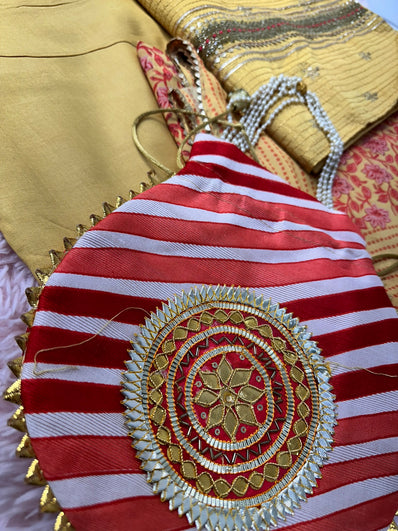 Unstitched Suit Material- 350 Mustard