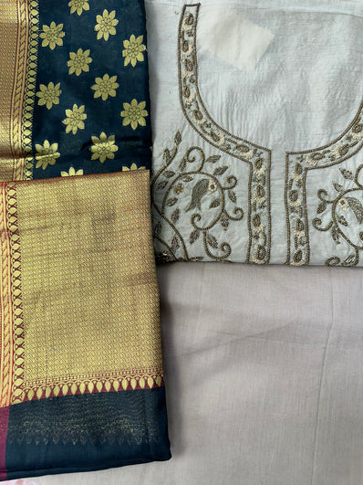 Unstitched Suit Material- 354 Beige