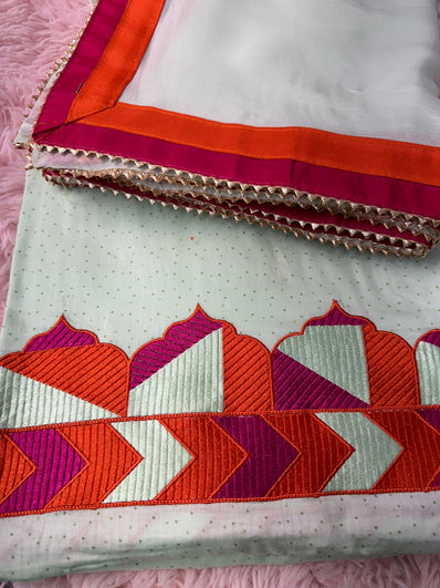 Unstitched Suit Material- 405 SeaGreen