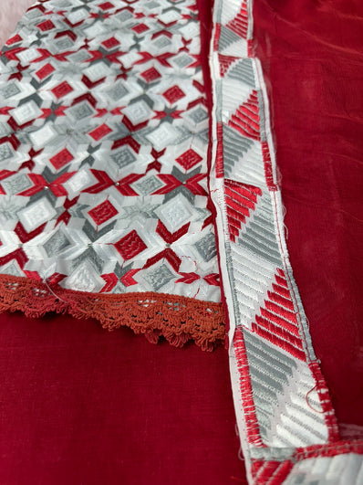 Unstitched Suit Material- 407 White