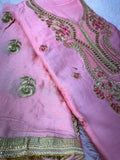 Unstitched Suit Material- 388 Pink