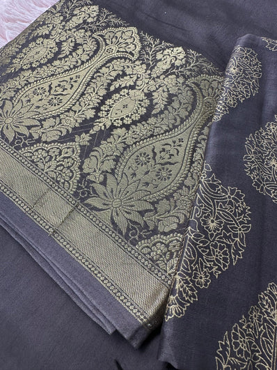 Unstitched Suit Material- 378 Brown