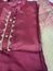 Semi Stitched Suit Material- 419 Maroon