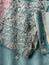 Semi Stitched Suit Material- 437 Light Blue