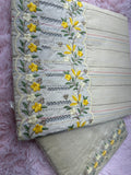 Unstitched Suit Material- 401 Yellow