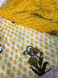 Unstitched Suit Material- 476 Yellow