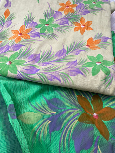 Unstitched Suit Material- 372 Green