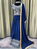 Party wear Lehenga in Blue Color