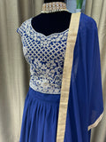 Party wear Lehenga in Blue Color