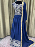 Party wear Lehenga in Blue Color