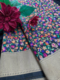 Black  Banarsi Saree