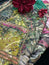 Printed Georgette Saree with bead work