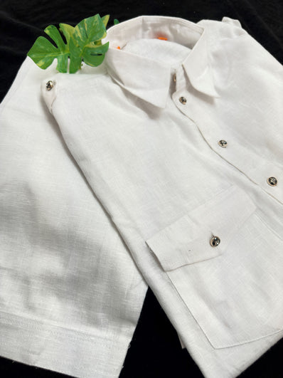 Pathani Kurta Pajama - White