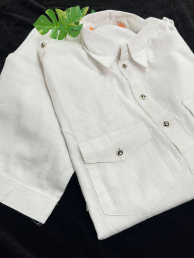 Pathani Kurta Pajama - White