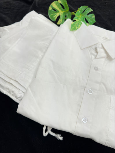 Punjabi Kurta Pajama - White