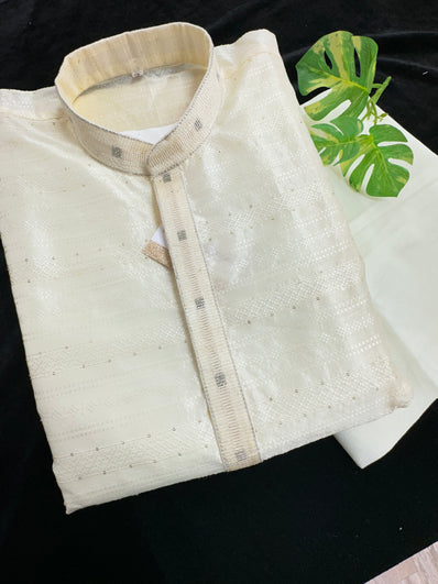 Fancy Corn Silk Kurta Pajama set