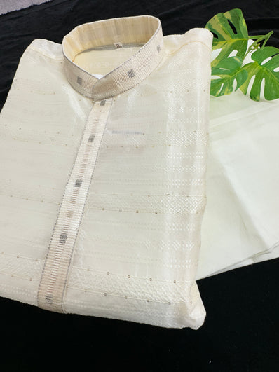 Fancy Corn Silk Kurta Pajama set