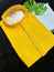 Yellow Chicken Kari Cotton Kurta with White Pajama set