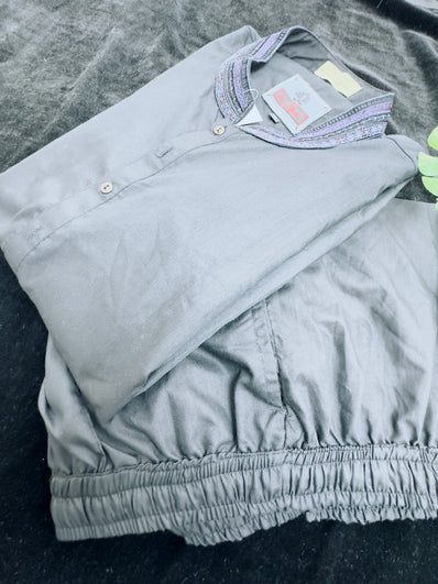 Fancy Black Kurta Pajama Set