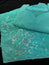 Aquamarine Georgette Saree with Sequin and beadwork with Stitched Blouse