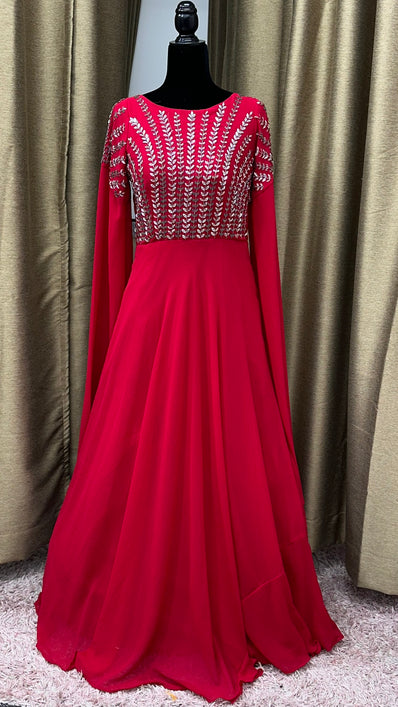 Party wear Dresses in Hot Pink Color
