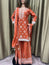 Party wear Sharara suit Coral  --PSH1025C