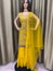 Party wear Sharara suit Yellow  --PSH1027Y